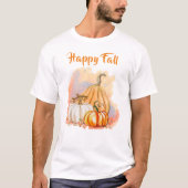 Waterverf Pumpkin Trio T-Shirt (Voorkant)