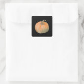 Waterverf Pumpkin Vierkante Sticker (Tas)