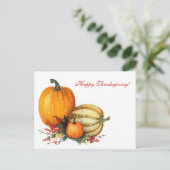 Waterverf Pumpkins Feestdagenkaart (Staand voorkant)