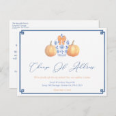 Waterverf Pumpkins Ginger Jar Moving Aankondigingskaart (Voorkant / Achterkant)