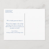 Waterverf Pumpkins Ginger Jar Moving Aankondigingskaart (Achterkant)