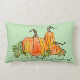 Waterverf Pumpkins Halloween Harvest Gourds Kussen