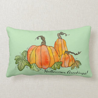 Waterverf Pumpkins Halloween Harvest Gourds Kussen