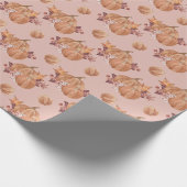 Waterverf Pumpkins Herfst Cadeaupapier (Hoek)