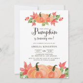 Waterverf Pumpkins | Herfst eerste verjaardag Kaart (Voorkant)