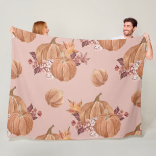 Waterverf Pumpkins Herfst Fleece Deken