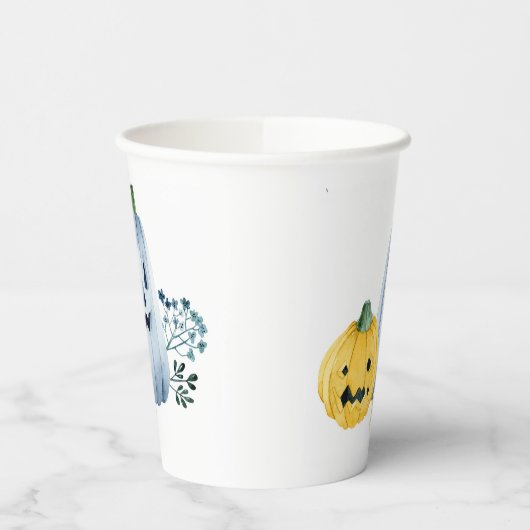 Waterverf Pumpkins Papieren Bekers (Links)