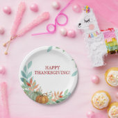 Waterverf Pumpkins Papieren Bordje (Feest)