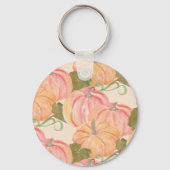 Waterverf Pumpkins Party Favoriet Sleutelhanger (Voorkant)