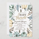 Waterverf Pumpkins Polka Dots Baby shower Kaart (Voorkant)