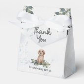 Waterverf Puppy Baby shower Favor Box Bedankdoosjes (Voorkant Zijde)