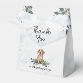 Waterverf Puppy Baby shower Favor Box Bedankdoosjes