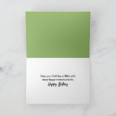 Waterverf Puppy en Kitten Verjaardag Kaart (Binnen)