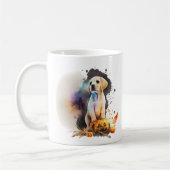 Waterverf Puppy Halloween Koffiemok (Links)