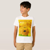 Waterverf Puppy Kinder T-shirt (Voorkant volledig)