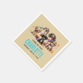 Waterverf puppy pawty dog verjaardag servet (Hoek)