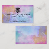 Waterverf {puren} Chiropraktijk Visitekaartjes (Voorkant / Achterkant)