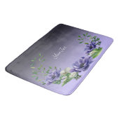 Waterverf Purple Flowers Badmat (Gekanteld)