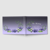 Waterverf Purple Flowers gastenboek (Volledig)