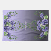 Waterverf Purple Flowers Keukenhanddoeken (Horizontaal)