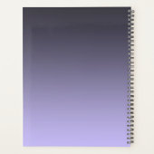 Waterverf Purple Flowers Planner (Achterkant)