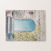 Waterverf puzzel legpuzzel (Horizontaal)