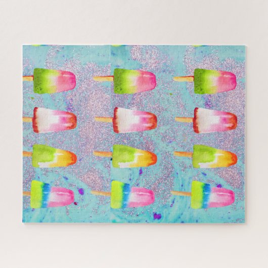 Waterverf-puzzel voor vun legpuzzel (Horizontaal)