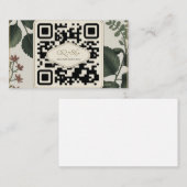 Waterverf QR code visitekaartje (Voorkant / Achterkant)