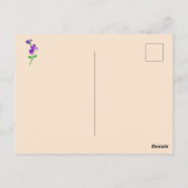 Waterverf Quaint English Cottage Garden Briefkaart (Achterkant)