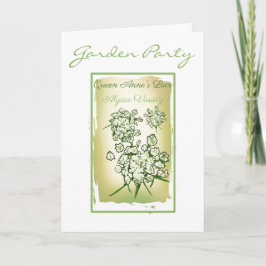 Waterverf Queen Ann's Lace Seed Packet Note Kaart