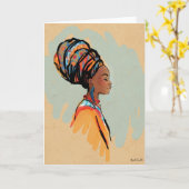 Waterverf Queen gevouwen Wenskaart Kaart (Gele Bloem)