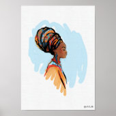 Waterverf Queen Wall Art Poster (Voorkant)