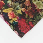 waterverf quilt blauwgroen vervagen fleece deken (Hoek)