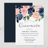 Waterverf Quinceañera 15e verjaardag Kaart (Voorkant / Achterkant)