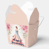 Waterverf Quinceanera Viering Bedankdoosjes (Geopend)