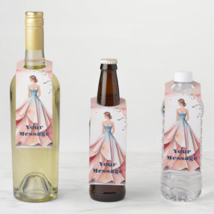 Waterverf Quinceanera Viering Flessenhanger