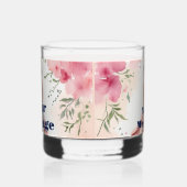 Waterverf Quinceanera Viering Whisky Glas (Links)