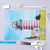 Waterverf Quoddy Lighthouse Tissuepapier (Craft)