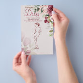 Waterverf raad eens de spelkaart van het Dress Vri Flyer (Hand)