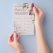 Waterverf Raad eens hoe oud ze was Flyer (Hand)