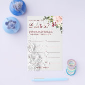 Waterverf Raad eens hoe oud ze was Flyer (Enkel)