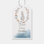 Waterverf Rabbit Peter Gift Labels Cadeaulabel (Voorkant)