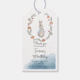 Waterverf Rabbit Peter Gift Labels Cadeaulabel