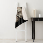 Waterverf Raccoon Bblazen Kisses Fun Animal Art Sherpa Deken (In situ)