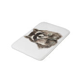 Waterverf Raccoon Bblazen Kisses Funny art Badmat (Gekanteld)