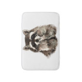 Waterverf Raccoon Bblazen Kisses Funny art Badmat (Voorkant Verticaal)