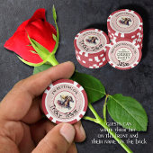 Waterverf Race Paard Derby Poker Chips