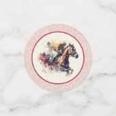 Waterverf Racehorse Derby Confetti (Kleine voorkant)
