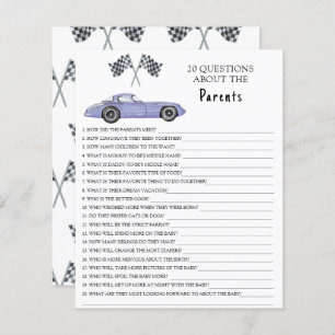 Waterverf Racing baby - spelletjes over de ouders