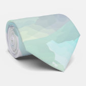 Waterverf Rain Clouds Stropdas (Opgerold)